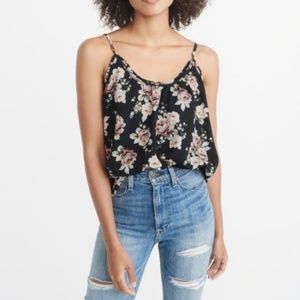 Abercrombie & Fitch foral tank top
